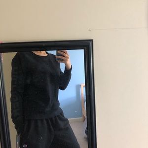 Black Tommy Hilfiger Sport Crewneck